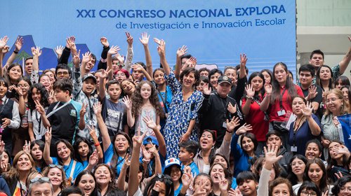Más de 170 estudiantes del país protagonizaron el cierre de Congreso Nacional Explora