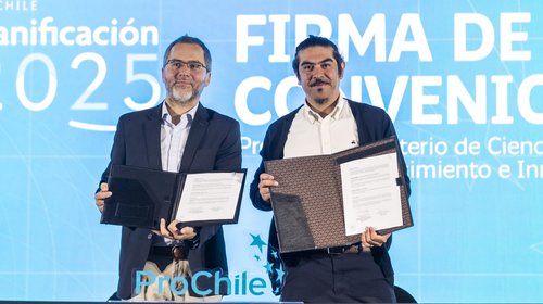 ProChile y el Ministerio de Ciencia firman convenio para impulsar la internacionalización de empresas de base científica y tecnológica