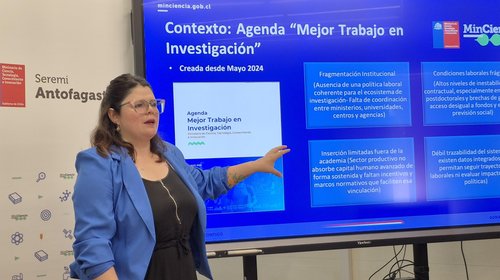 Ecosistema científico de Antofagasta participó en un nuevo Diálogo de la Agenda Mejor Trabajo en Investigación