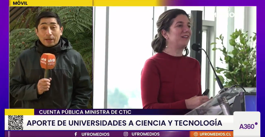 Ministra de Ciencia, Aisén Etcheverry y Cuenta Pública 2024 en La Araucanía: "Agradezco a la UFRO por recibirnos para dar cuenta de los logros y desafíos del MinCienica"